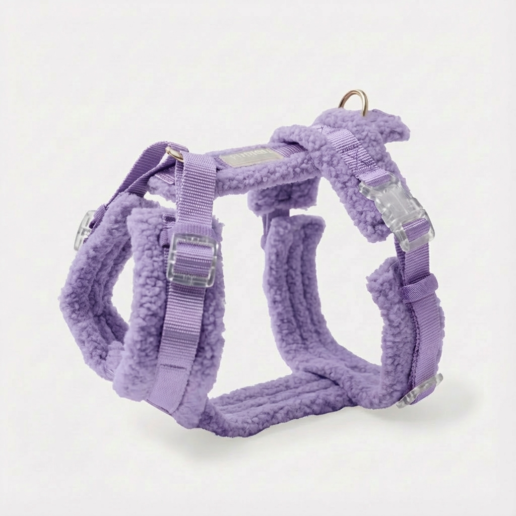 Hundegeschirr-Set Teddy Violett