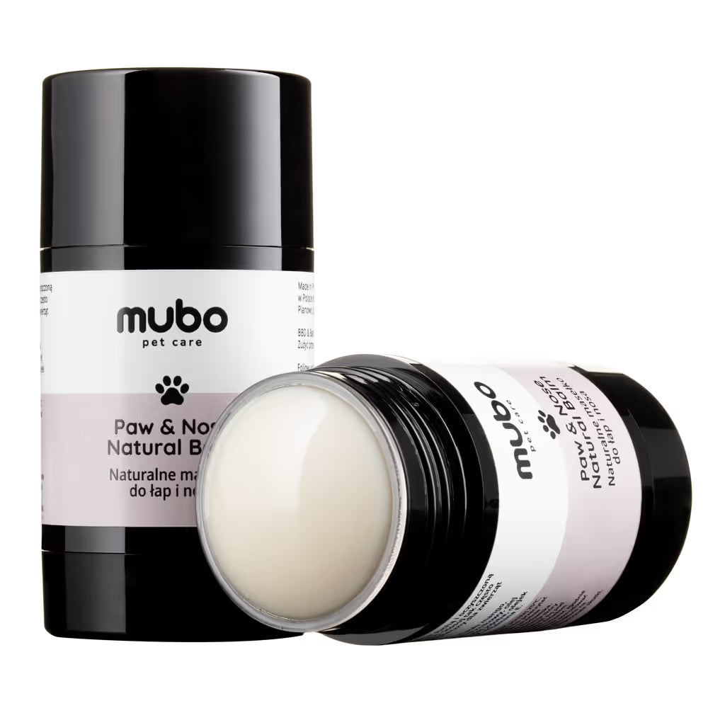 Mubo Paw & Nose Natural Balm Stick (25g) – Intensiv pflegender Pfoten- & Nasenbalsam für Hunde & Katzen