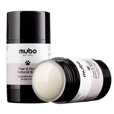 Mubo Paw & Nose Natural Balm Stick (25g) – Intensiv pflegender Pfoten- & Nasenbalsam für Hunde & Katzen