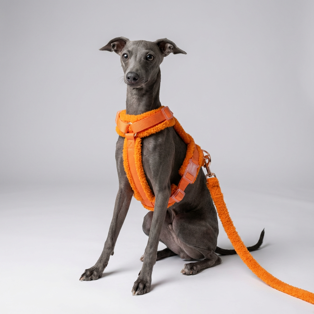 Hundegeschirr-Set Teddy Orange