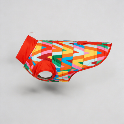 Color Splash Wasserdichte Pufferjacke