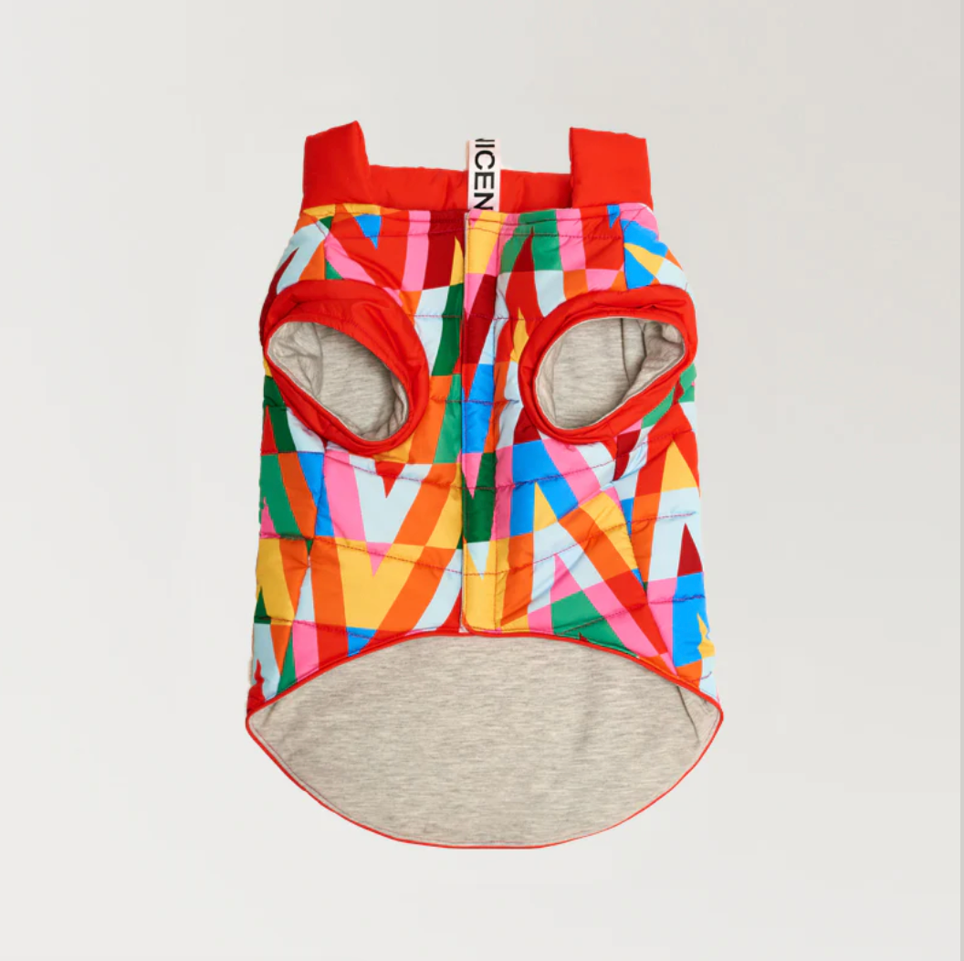 Color Splash Wasserdichte Pufferjacke