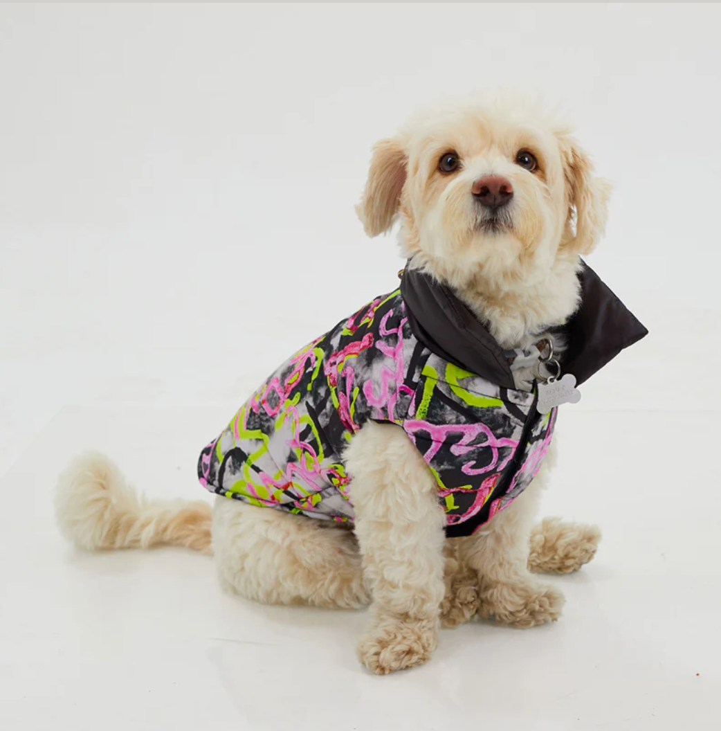 Graffiti Wasserdichte Pufferjacke